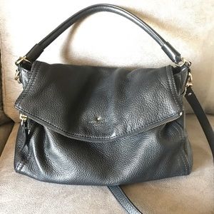Kate Spade Black Leather Little Minka Purse